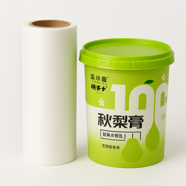 opaque Orange peel texture in mold lable film